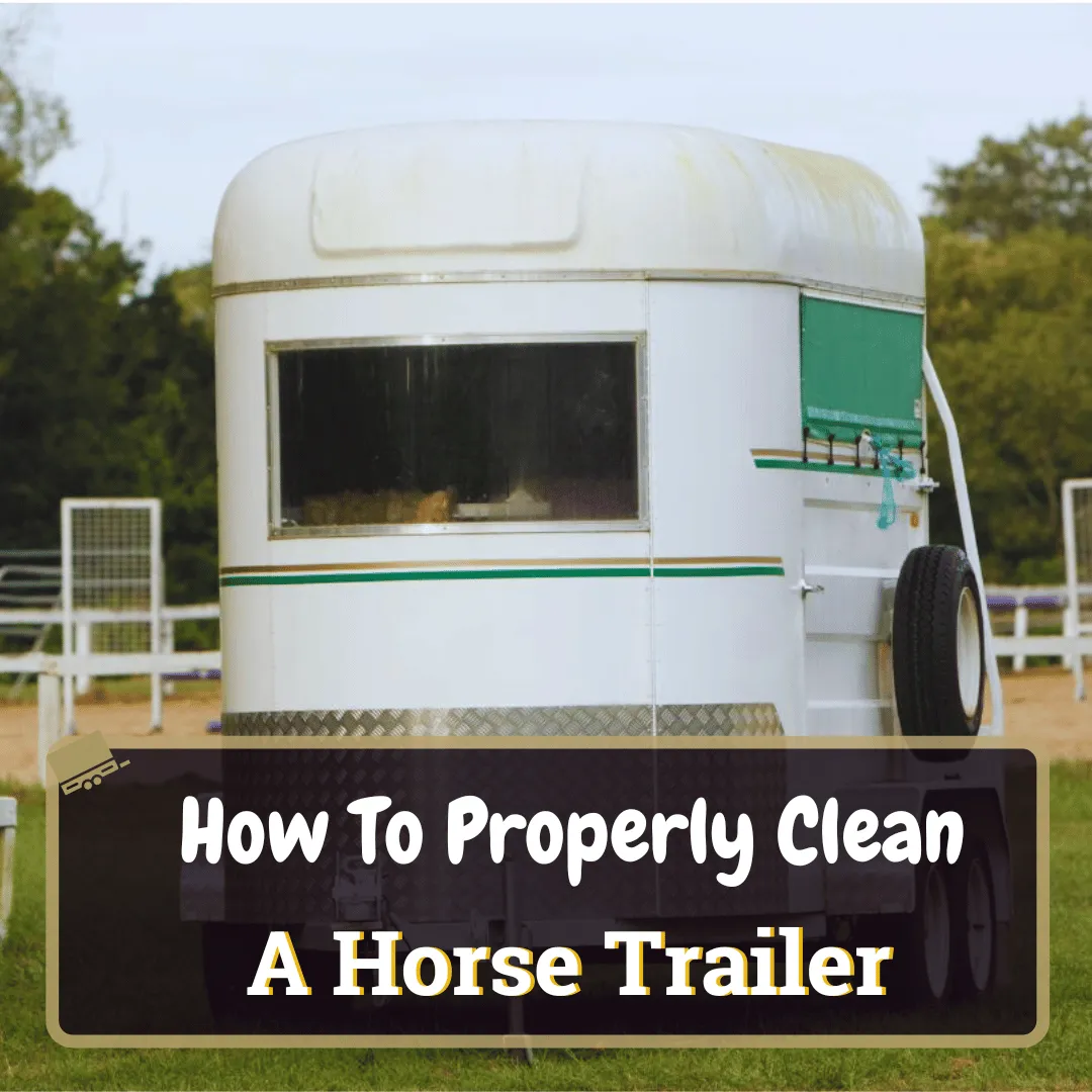 How to clean a horse trailer