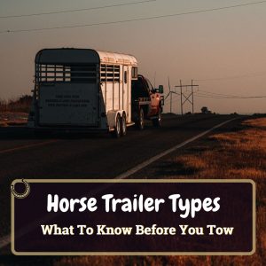 Horse Trailer Types - Gooseneck Trailer Hauled Down The Road